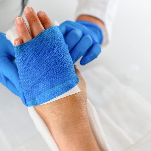Patient-receiving-wound-care-and-treatment
